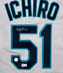 Ichiro Suzuki Seattle Mariners Signed Authentic Majestic Gray Jersey BAS
