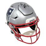 Rob Gronkowski Patriots Signed "All Time Pats TD Leader" SpeedFlex Helmet JSA