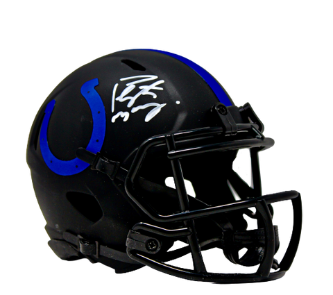Peyton Manning Indianapolis Colts Signed Authentic Eclipse Mini Helmet Fanatics
