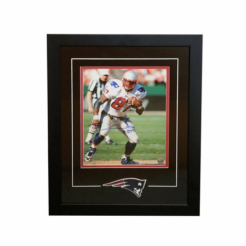 Ben Coates New England Patriots Signed Autographed 8x10 Photo Framed