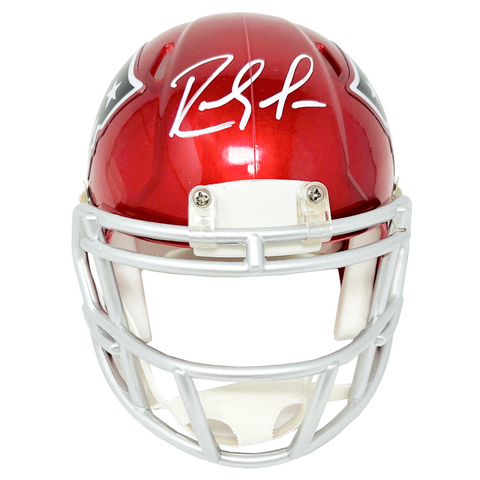 Randy Moss New England Patriots Signed Riddell Flash Mini Helmet BAS Beckett