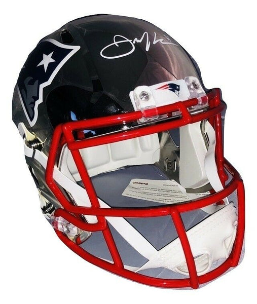 Julian Edelman Autograph Helmet Replica Speed - New England Picture