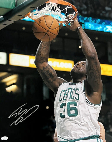 Shaquille O'Neal SHAQ Celtics Lakers Magic Signed Dunk 16x20 Photo JSA
