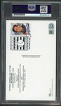 Derek Jeter Yankees Signed HOF 2020 Plaque Postcard Stamped MLB Insc Auto PSA 10