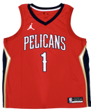Zion Williamson New Orleans Pelicans Signed Jordan Brand Nike Jersey FANATICS