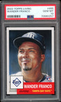 2022 Topps Living #495 Wander Franco RC Rookie Rays PSA 10 GEM MINT