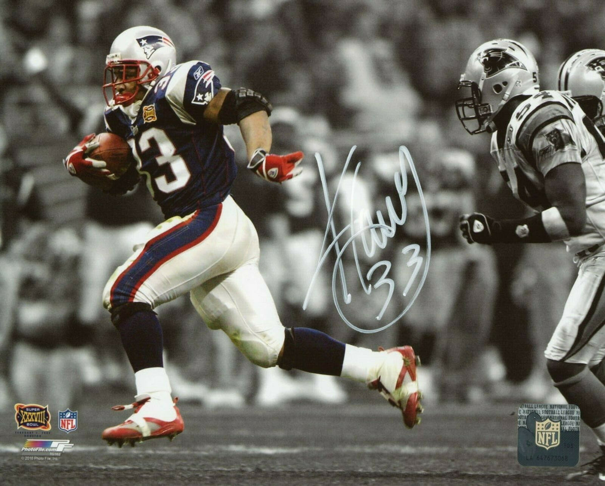Kevin Faulk New England Patriots Signed Autographed 8x10 Spotlight Pho ...