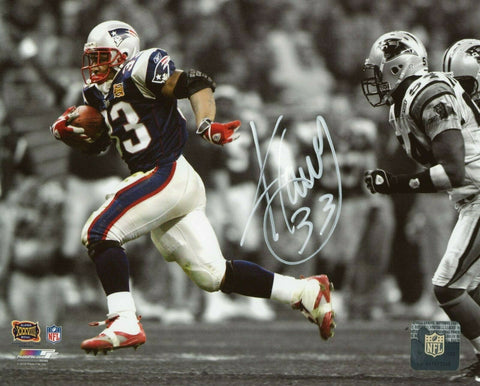 Kevin Faulk New England Patriots Signed Autographed 8x10 Spotlight Photo