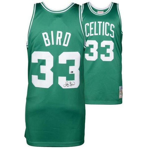 Larry Bird Boston Celtics Signed Autographed Authentic Mitchell & Ness Jersey