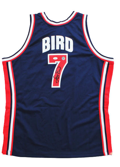 Larry Bird Signed Authentic Mitchell & Ness Celtics Jersey (Bird & JSA)