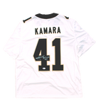 Alvin Kamara New Orleans Saints Signed Authentic Nike Limited White Jersey BAS