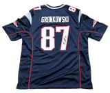 Rob Gronkowski New England Patriots Signed Nike Replica Game Jersey JSA