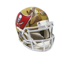 Rob Gronkowski Tampa Bay Buccaneers Signed Authentic Camo Mini Helmet JSA