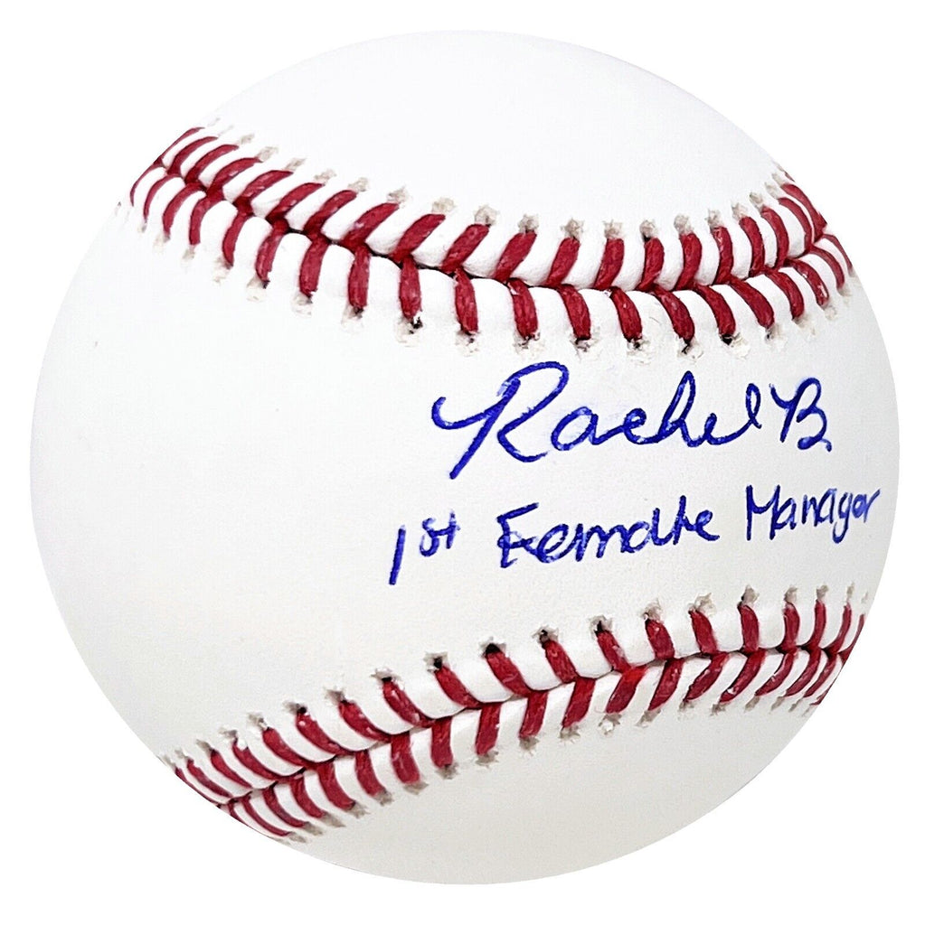 Rachel Balkovec Signed First Female Manager Inscription Rawlings
