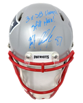 Rob Gronkowski Patriots Signed SB 53 Authentic Helmet 3x Champs Still Here JSA