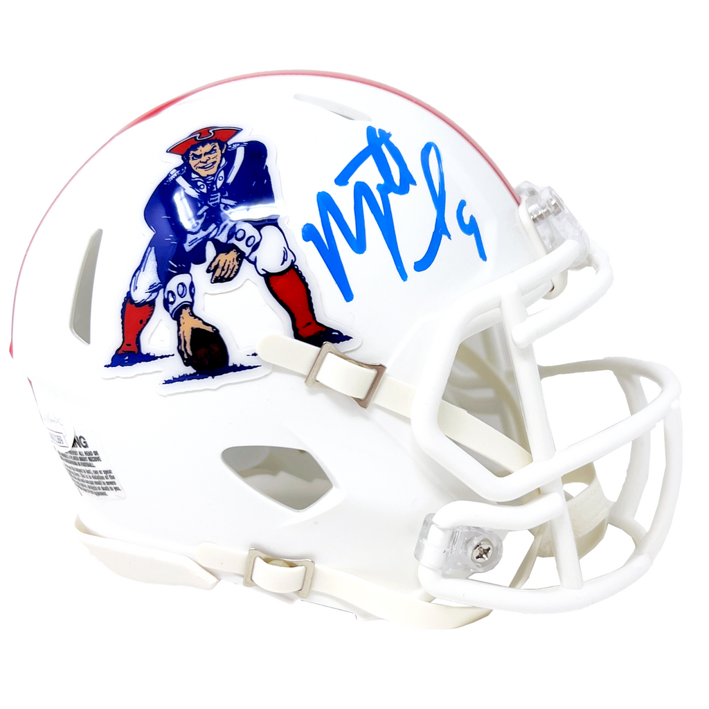 Patriots 1982 to 1989 Throwback Revolution Speed Mini Football Helmet