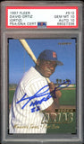 1997 Fleer #512 David Ortiz (Arias) RC HOF 22 On Card PSA 10/10 Auto GEM MINT