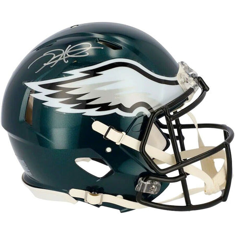 Jalen Hurts Philadelphia Eagles Signed Riddell Speed Authentic Helmet PSA