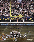 Adam Vinatieri New England Patriots Signed Super Bowl XXXVIII Kick 16x20