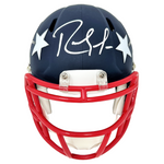 Randy Moss New England Patriots Signed Riddell AMP Mini Helmet BAS Beckett