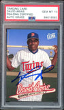 1997 Fleer Ultra #518 David Ortiz (Arias) RC Rookie PSA/DNA Auto GEM MINT 10