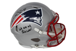Jarrett Stidham New England Patriots Signed FS Speed Authentic Insc Helmet JSA