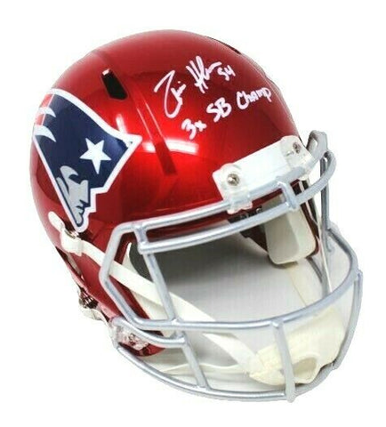 Donta Hightower New England Patriots Signed Replica Flash Helmet 3x SB Insc JSA