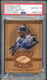 2001 SP Game Bat Edition #B-KGM Ken Griffey Jr. On Card PSA/DNA Auto GEM MINT 10