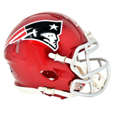Randy Moss New England Patriots Signed Riddell Flash Mini Helmet BAS Beckett