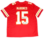 Patrick Mahomes Kansas City Chiefs Signed SB LIV MVP Ins Nike Limited Jersey BAS