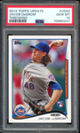 2014 Topps Update #US50 Jacob DeGrom RC Rookie Mets PSA 10 GEM MINT