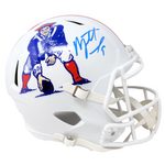 Matthew Judon Patriots Signed Riddell Full Size Throwback Replica Helmet JSA