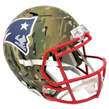 Rodney Harrison New England Patriots Signed Signed FS Speed Camo Rep Helmet Pats