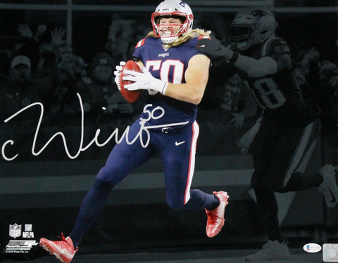 Chase Winovich New England Patriots Signed 16x20 Photo 1st NFL TD Spotlight BAS