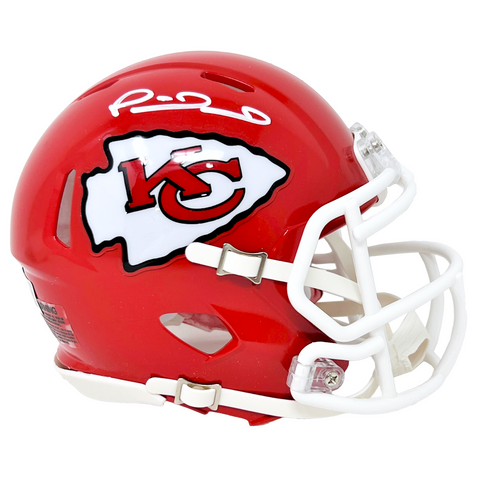 Patrick Mahomes Kansas City Chiefs Signed Riddell Speed Mini Helmet BAS Beckett