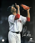 Pedro Martinez Boston Red Sox Signed 2004 World Series Spotlight 16x20 Photo JSA