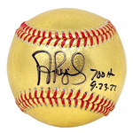 Albert Pujols Cardinals Signed 700 HR 9-23-22 Ins Gold Official MLB Baseball BAS