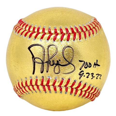 Albert Pujols Cardinals Signed 700 HR 9-23-22 Ins Gold Official MLB Baseball BAS