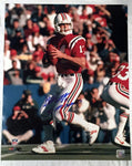 Steve Grogan New England Patriots Signed Autographed 16x20 Photo 85 AFC Champs