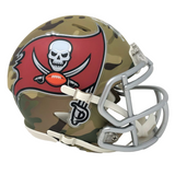 Rob Gronkowski Tampa Bay Buccaneers Signed Authentic Camo Mini Helmet JSA