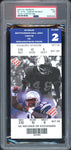 Tom Brady Patriots vs Colts 1st NFL Start/Win 9/30/2001 Full Ticket PSA 7 NM