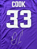Dalvin Cook Minnesota Vikings Signed Nike Purple Replica Game Jersey BAS