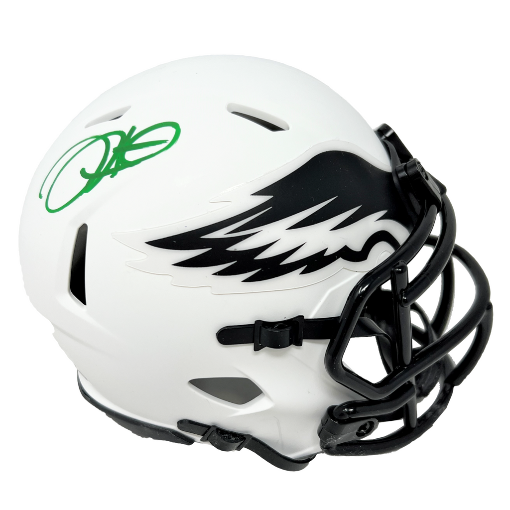 JALEN HURTS Autographed Eagles Salute To Service (STS) Mini Helmet