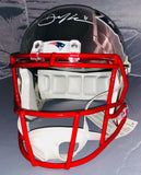 Julian Edelman New England Patriots Signed Chrome Full Replica Helmet JSA