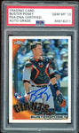 2010 Topps Chrome Wrapper Redemption Buster Posey RC PSA/DNA Auto GEM MINT 10