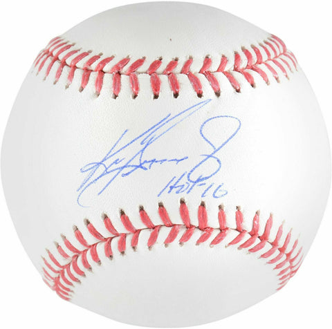 Ken Griffey Jr Seattle Mariners Signed OMLB Baseball Inscribed "HOF 16" Tristar