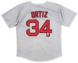 David Ortiz Boston Red Sox Signed Authentic Majestic Gray Jersey BAS/Papi Holo