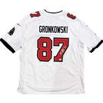 Rob Gronkowski Tampa Bay Buccaneers Signed White Nike Replica Game Jersey JSA
