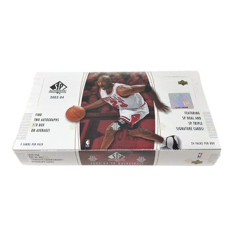 2003-04 Upper Deck SP Authentic Basketball Factory Sealed Hobby Box Lebron RC?