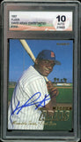 1997 Fleer #512 David Ortiz (David Arias) Red Sox Rookie Papi Holo DGA 10 Auto